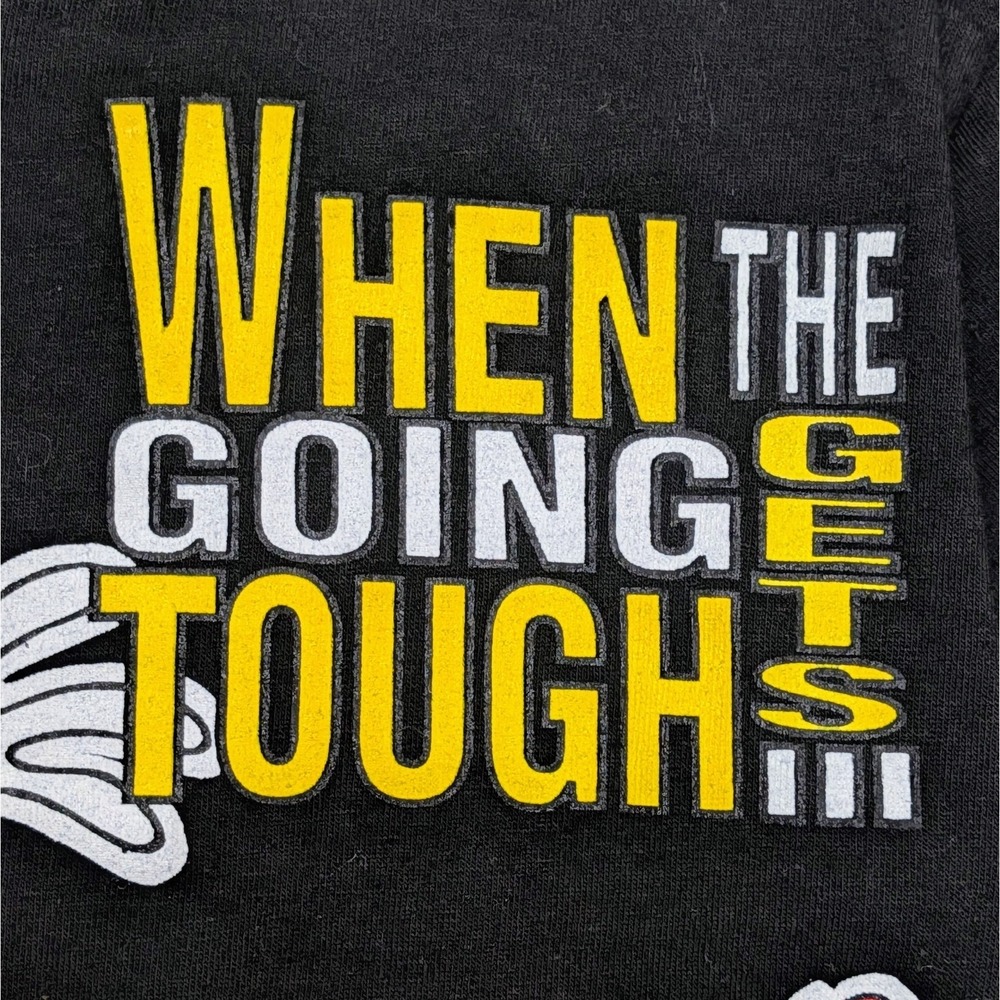 Vintage University Nebraska Taz Bugs Tough Get Going Single Stitch Youth Small - Picture 4 of 11